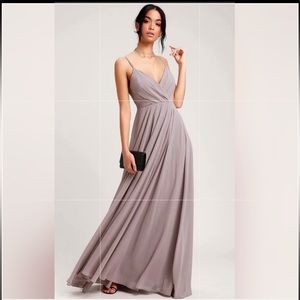 All About Love Taupe Maxi Dress - Lulus | size small